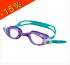 lunette de natation finis zone violet/violet pour petit visage de 8 ans à adulte