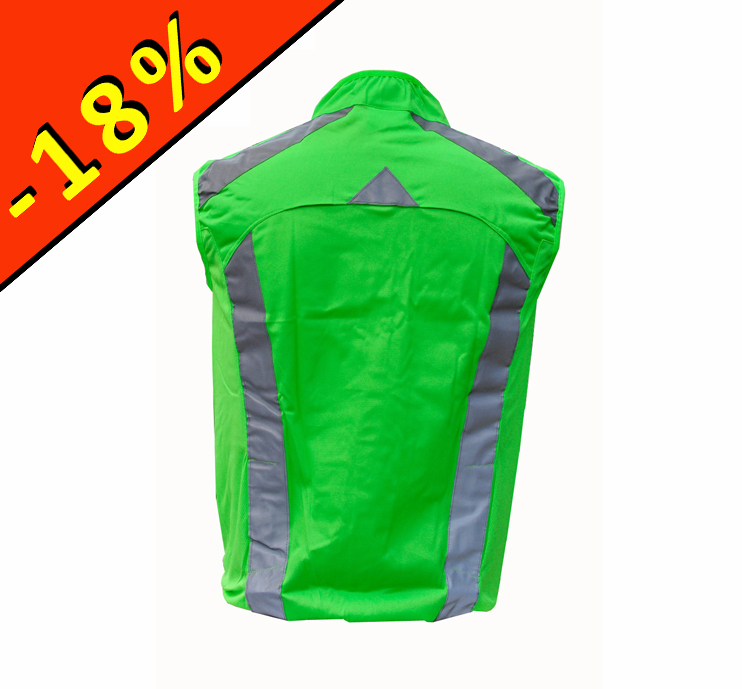 l2s visiokid gilet enfant sport sécurité haute visibilité jaune fluo  running cyclisme